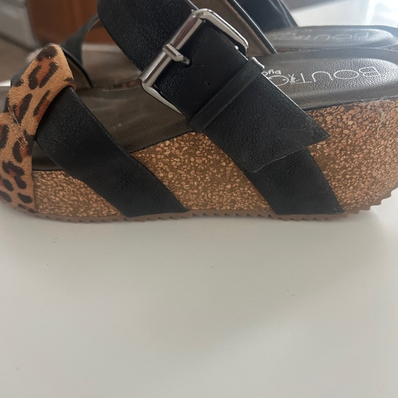 Boutique by Corky’s Wedge Sandals Size 7 Black - Picture 11 of 15